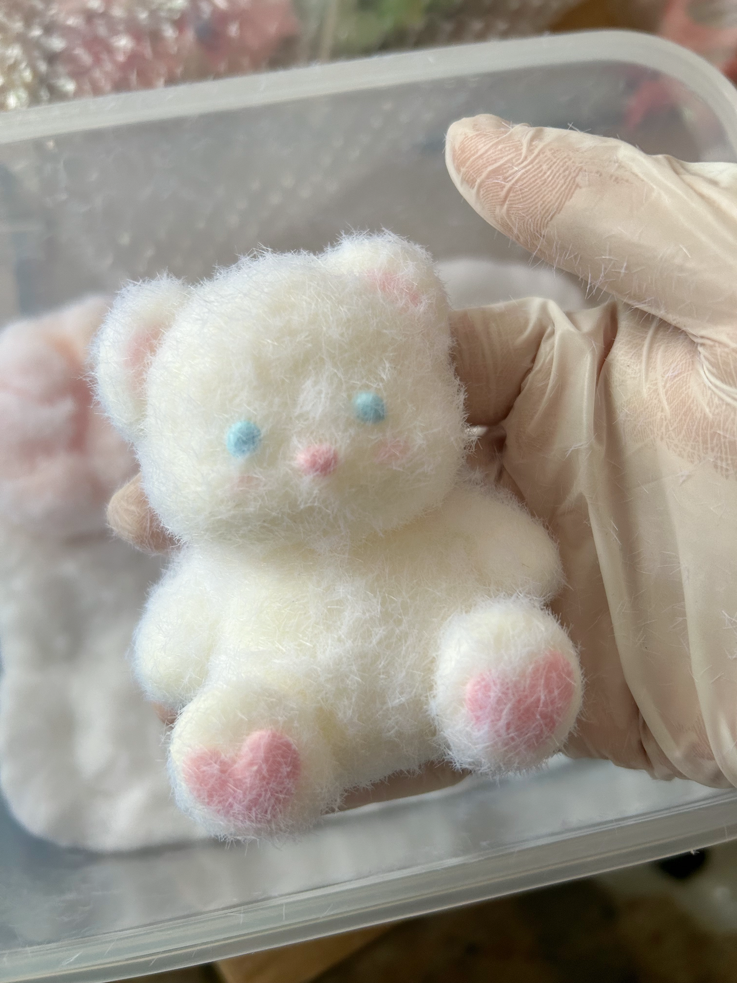 Handmade Silicone cute bear Stress Relief Squishy Toy