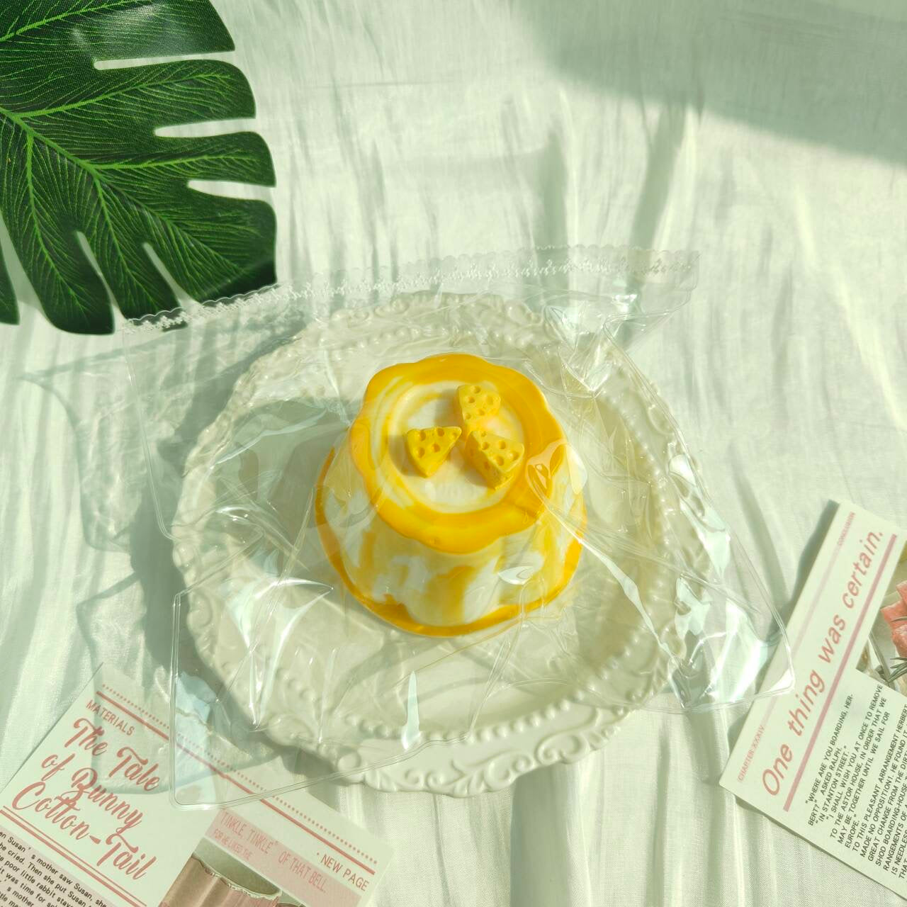 Cheese Pudding frozen butter