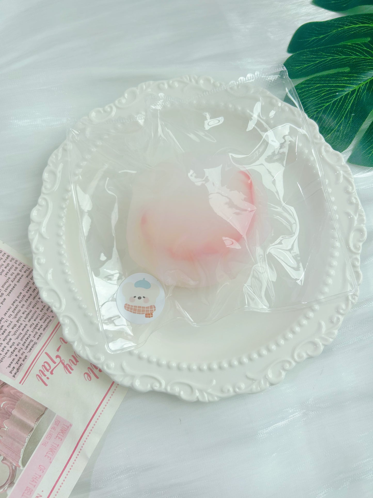 Snow skin peach mochi