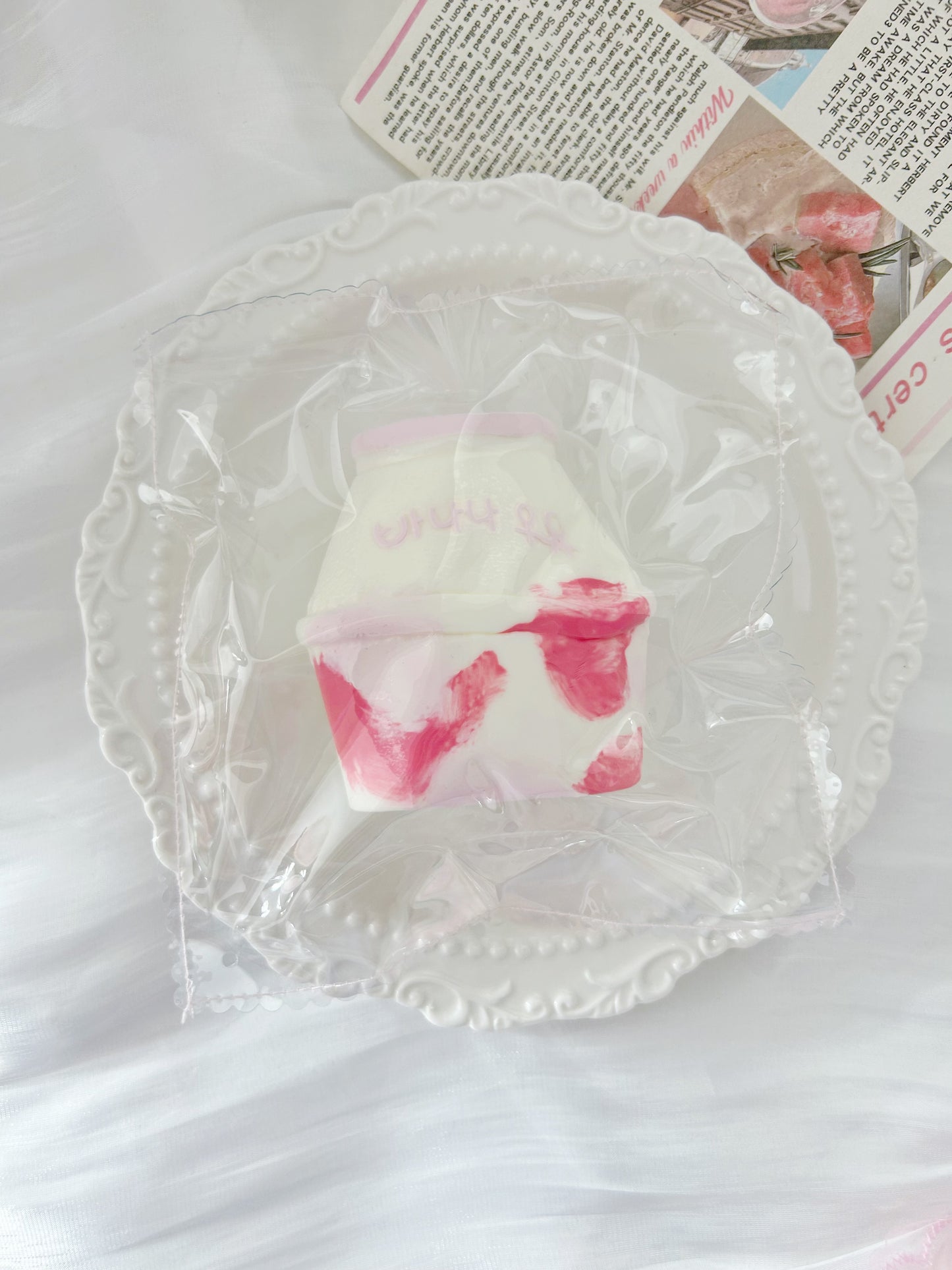 strawberry milk frozen butter