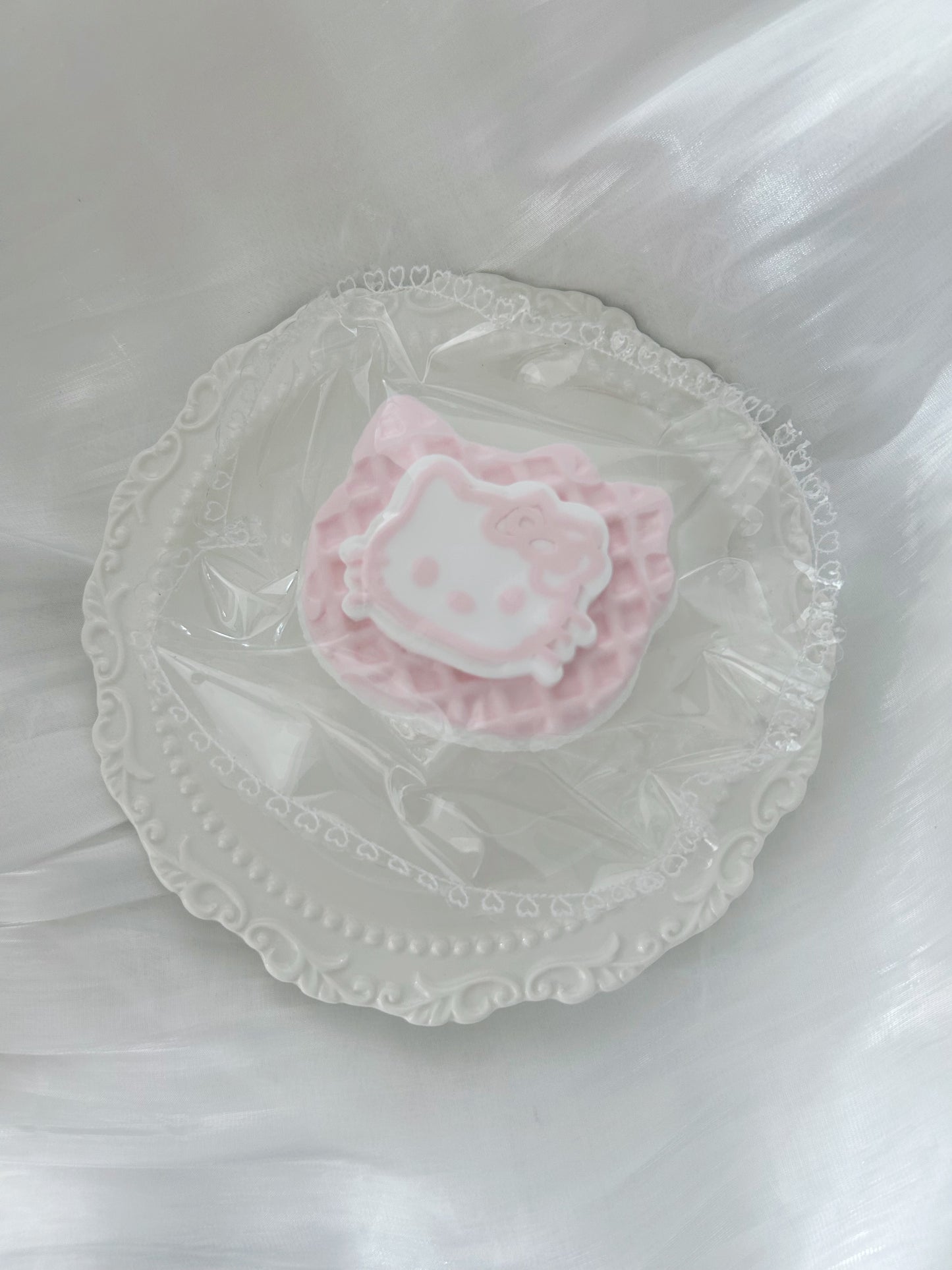 Kitty waffle frozen butter