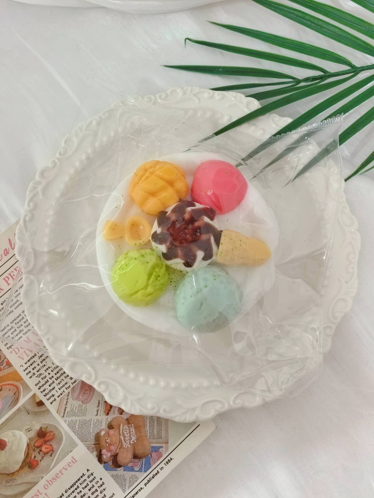 ice cream bowl frozen butter