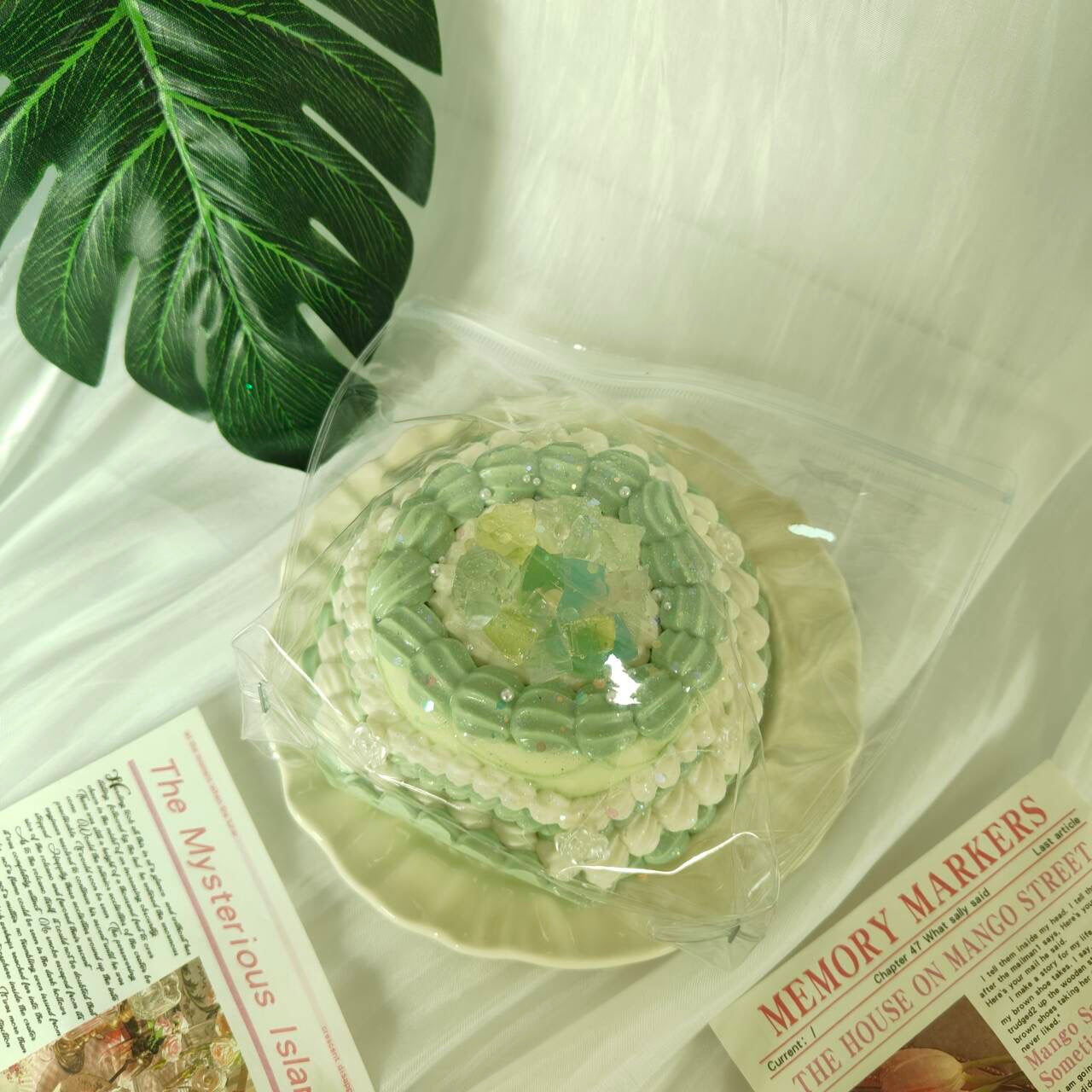 green cake
