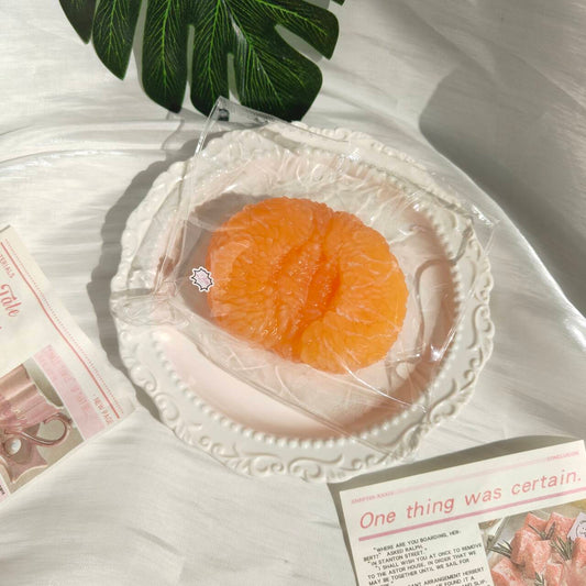 Orange frozen butter