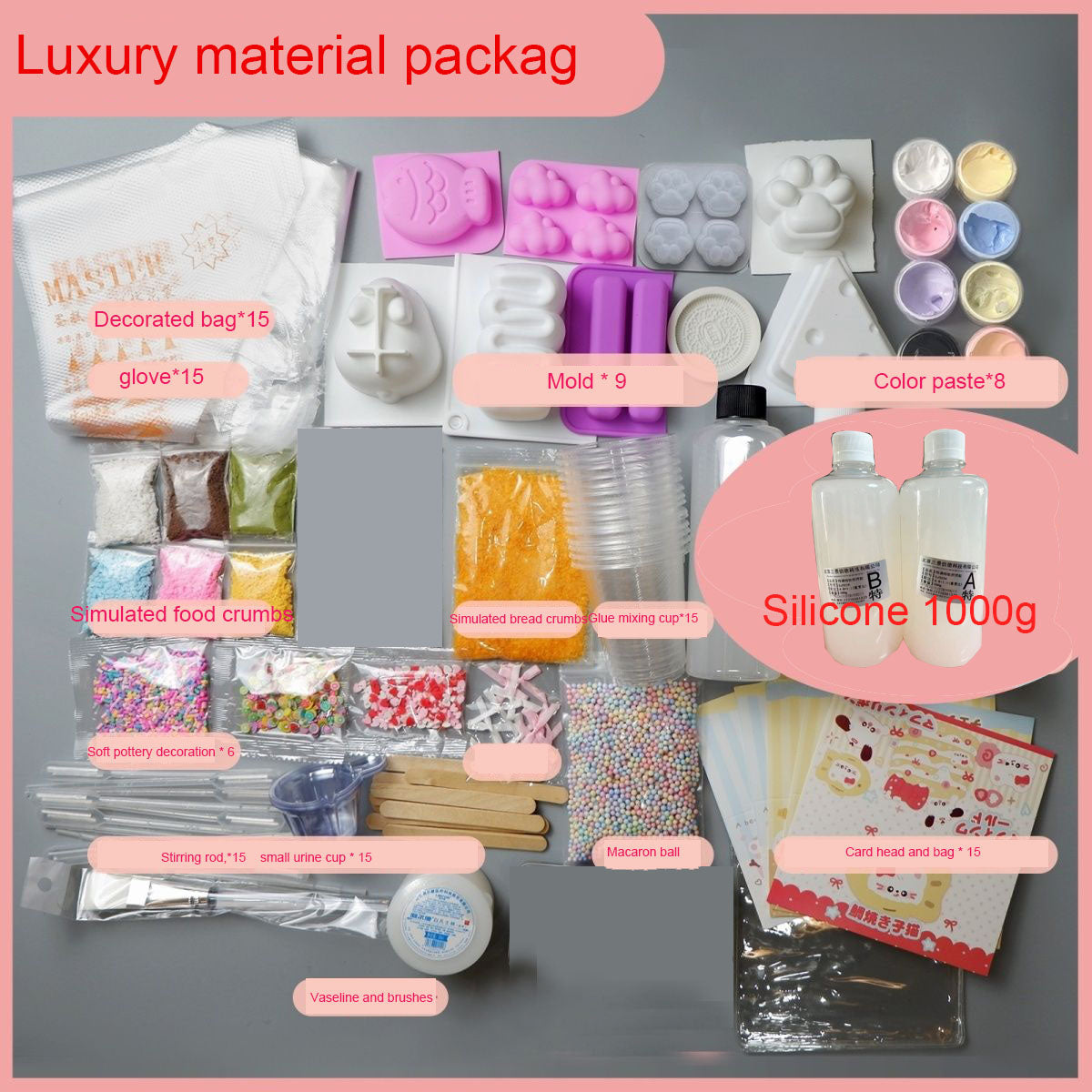 Squishy DIY  material package