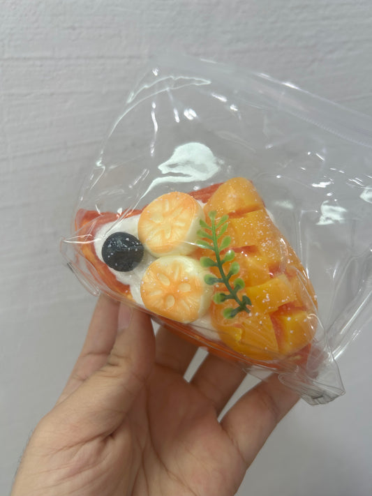 Orange waffle