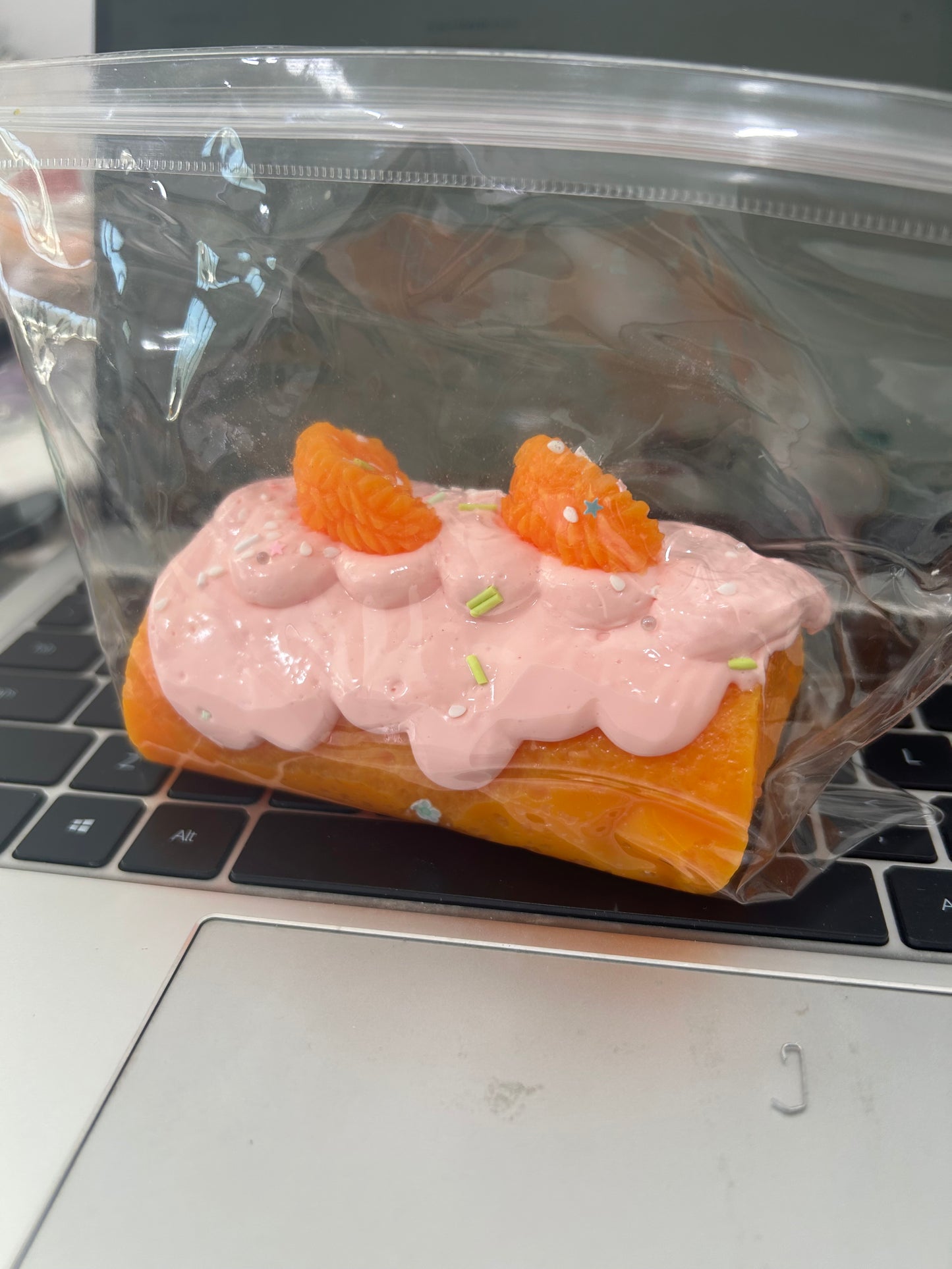orange Swiss roll