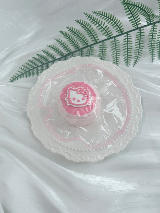kitty Powder Puff Box small
