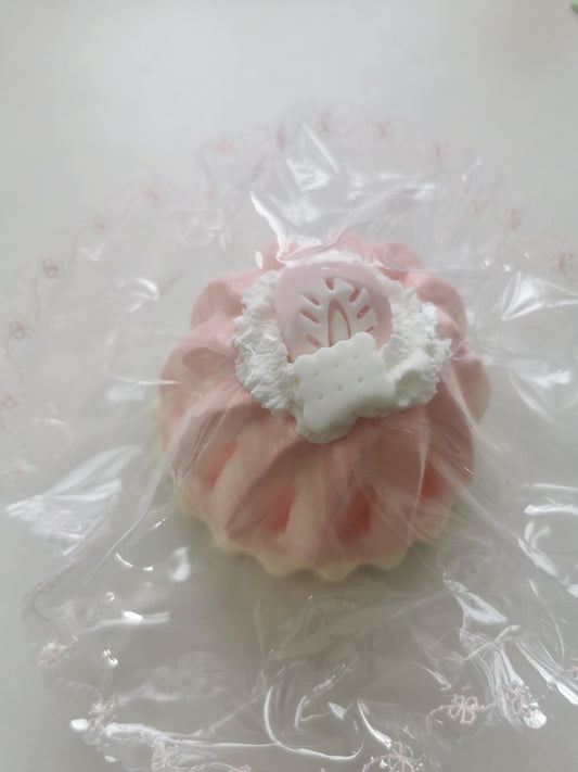 pudding strawberry frozen butter