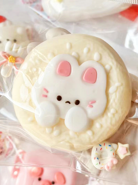 Handmade Silicone cute Little rabbit Stress Relief Squishy Toy