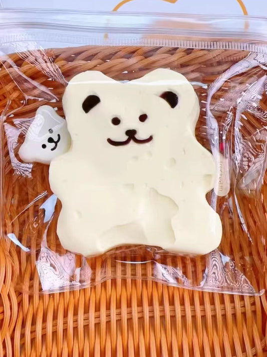 Handmade Silicone Little Bear Stress Relief Squishy Toy