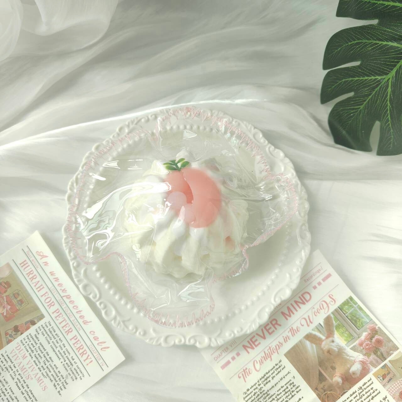 Peach pudding