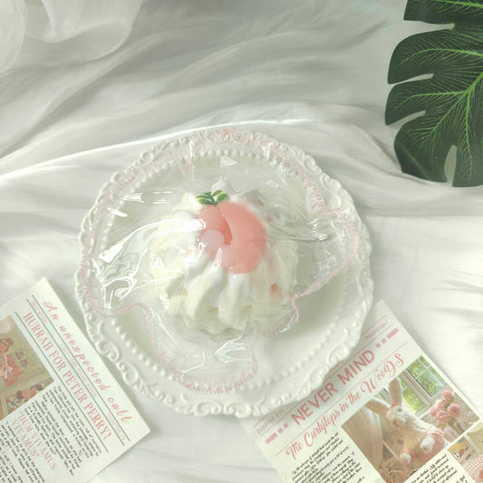 Peach pudding