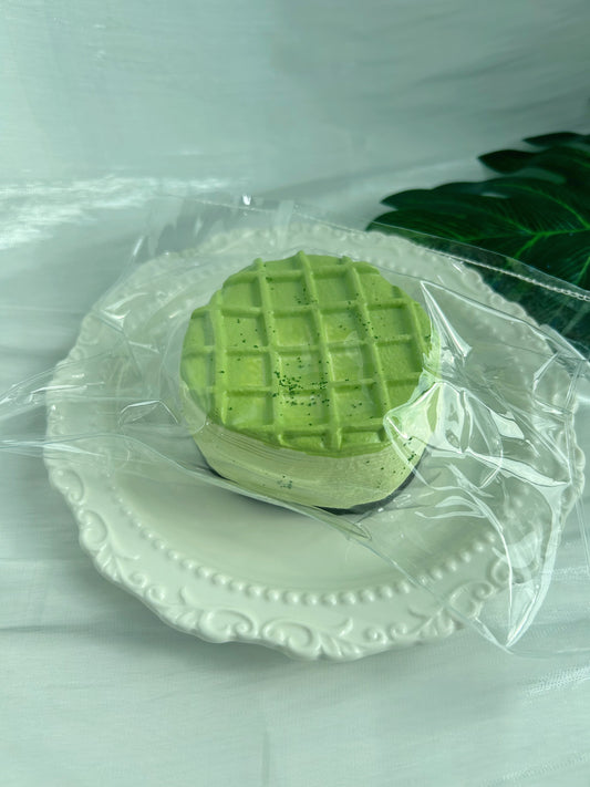 matcha waffle frozen butter