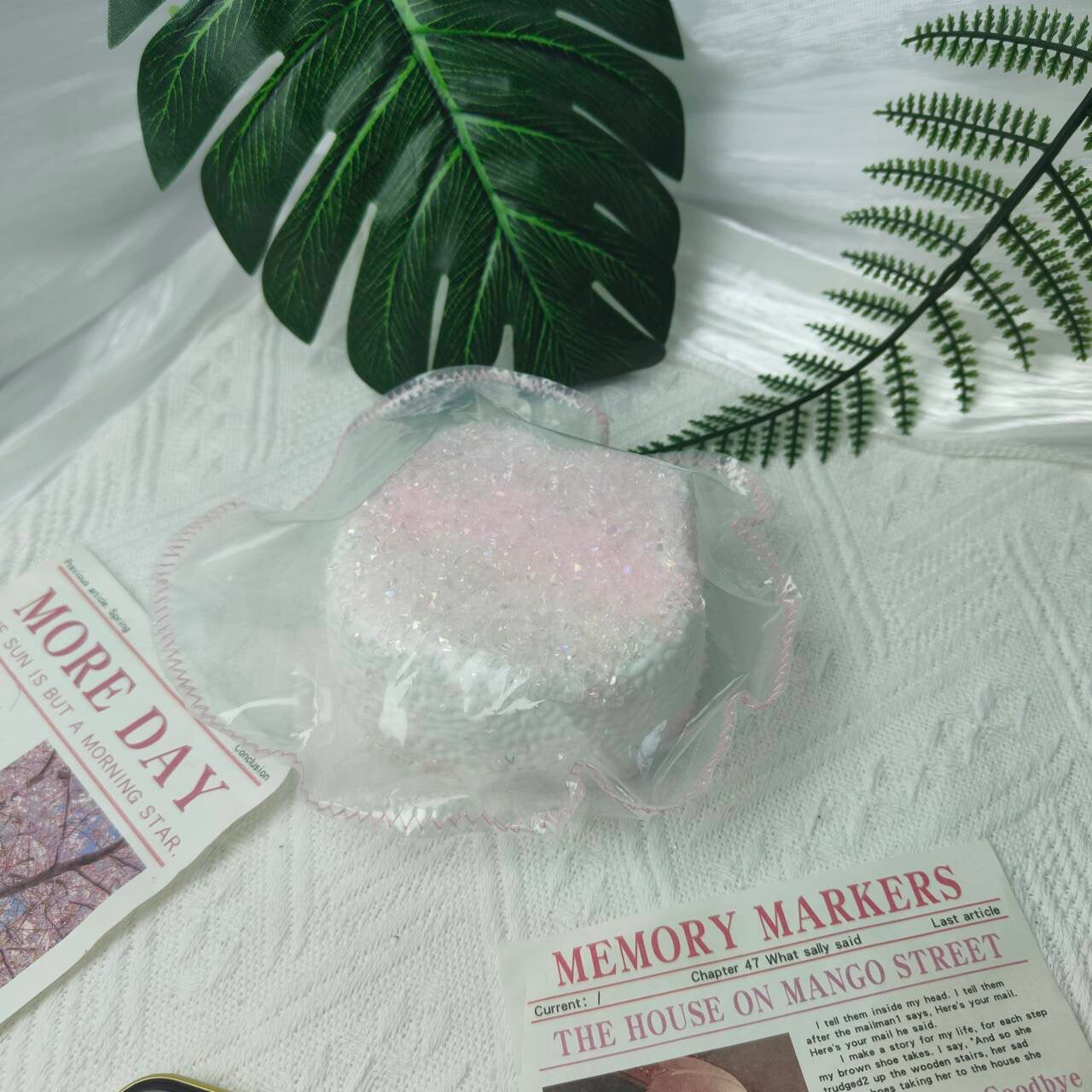Pink ice