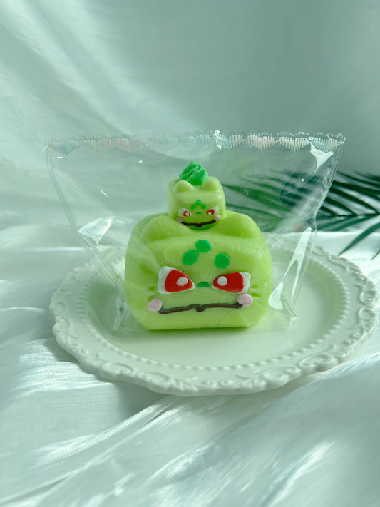 Green cat cube