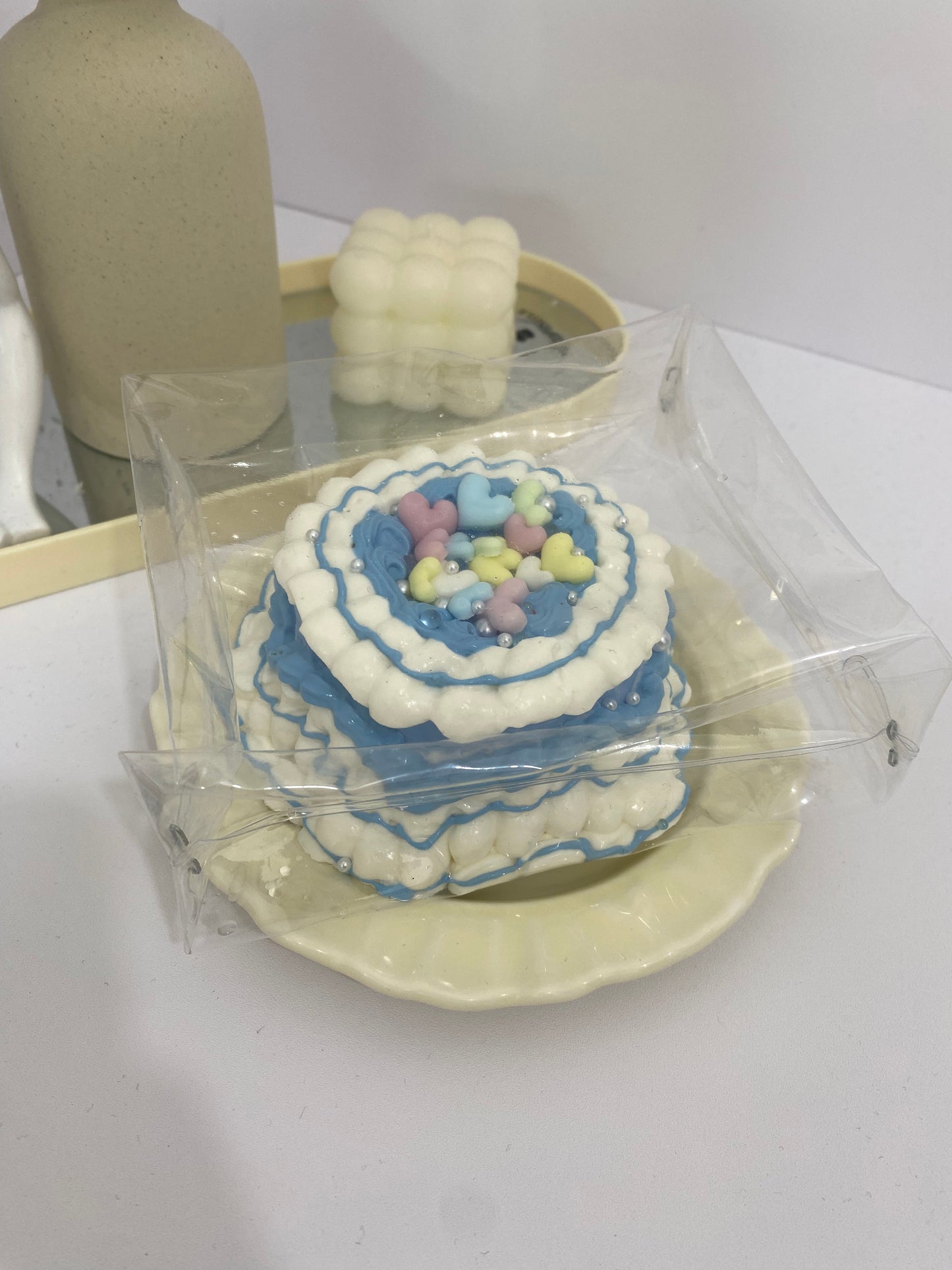 blue cake