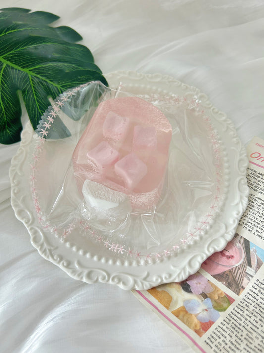 peach ice cream