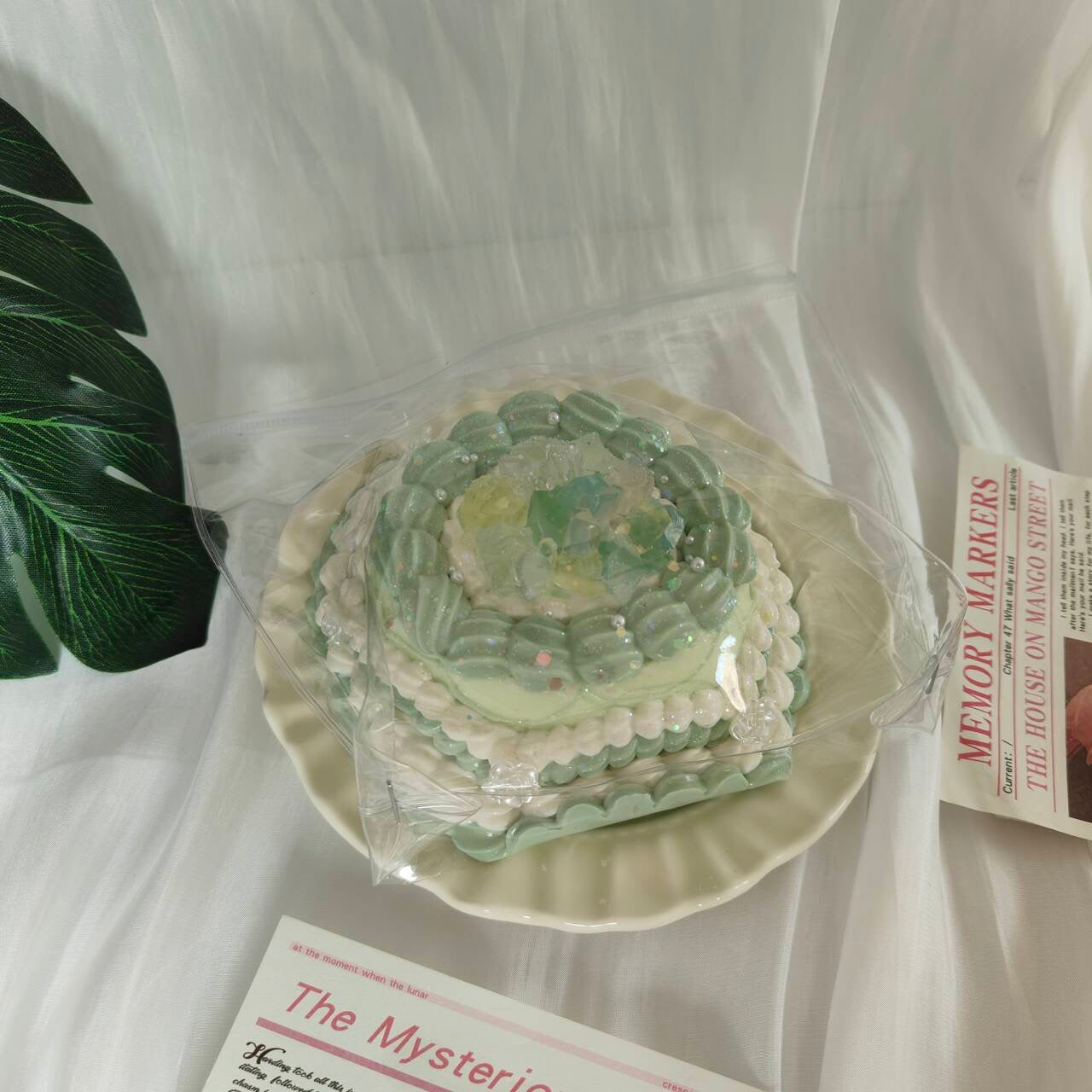green cake