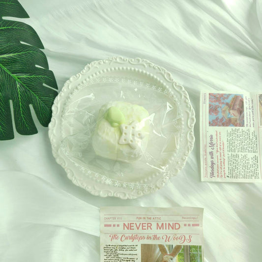 green cube frozen butter