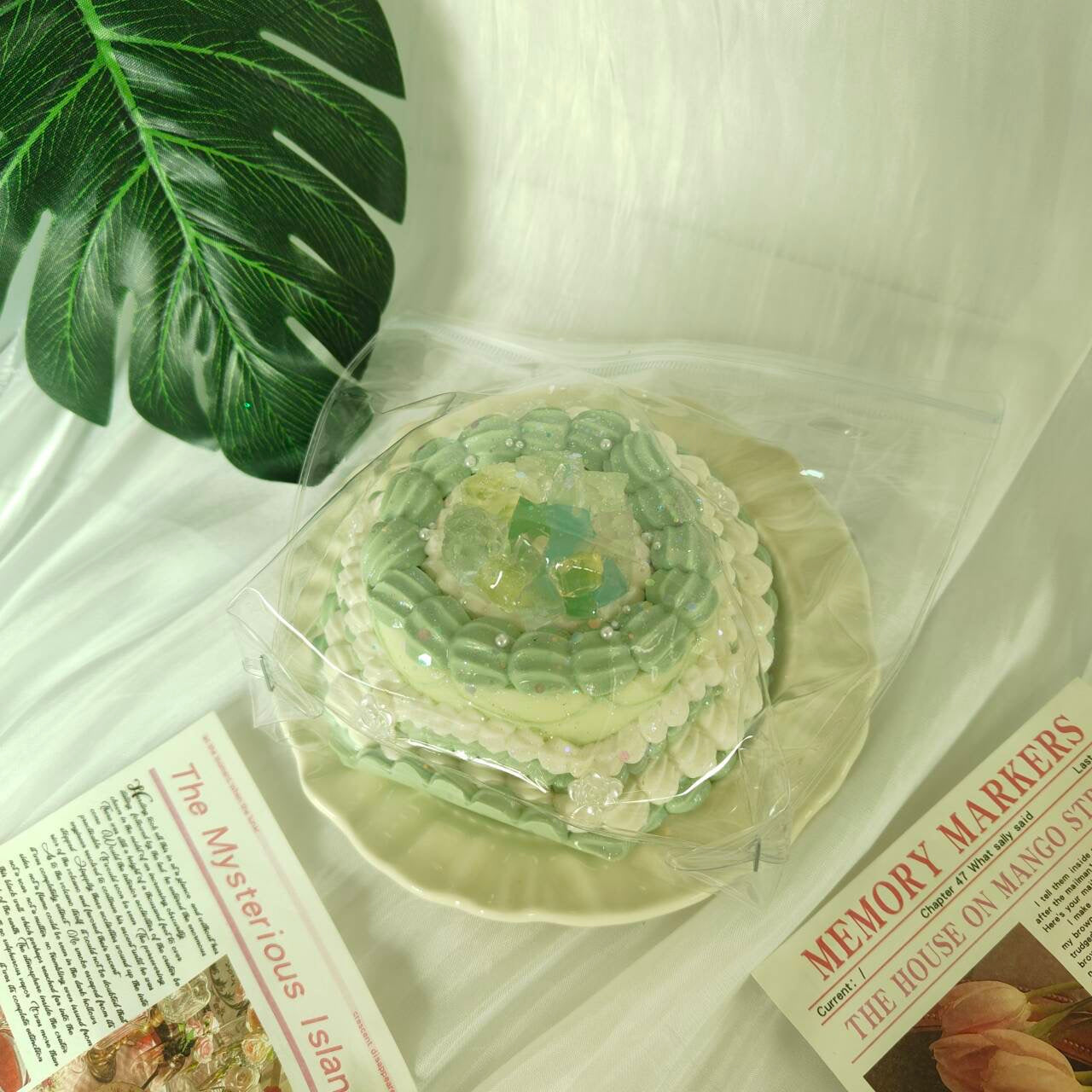 green cake