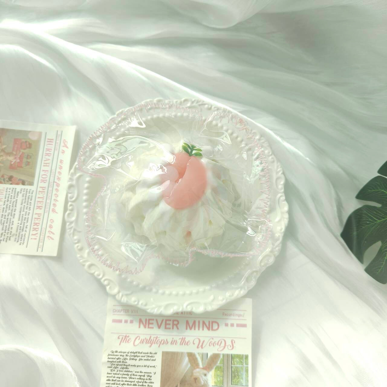 Peach pudding