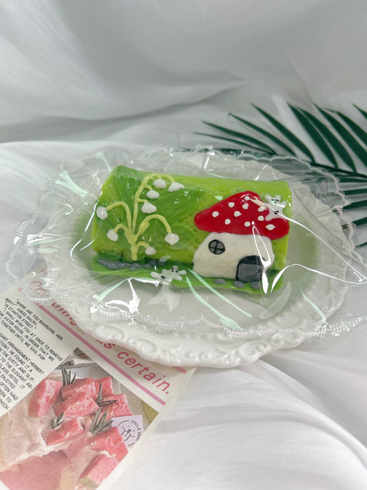 Mushroom House Swiss roll