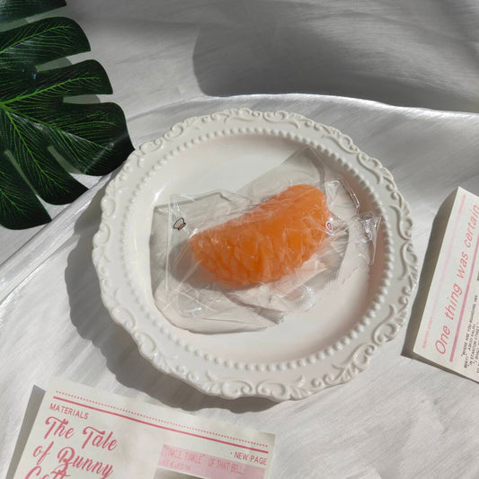 Orange frozen butter