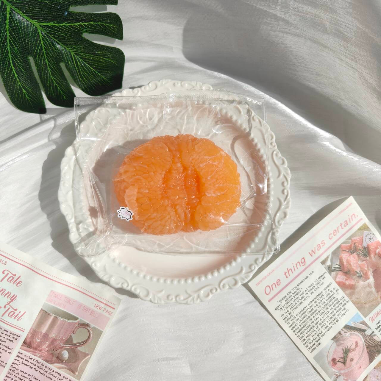 Orange frozen butter