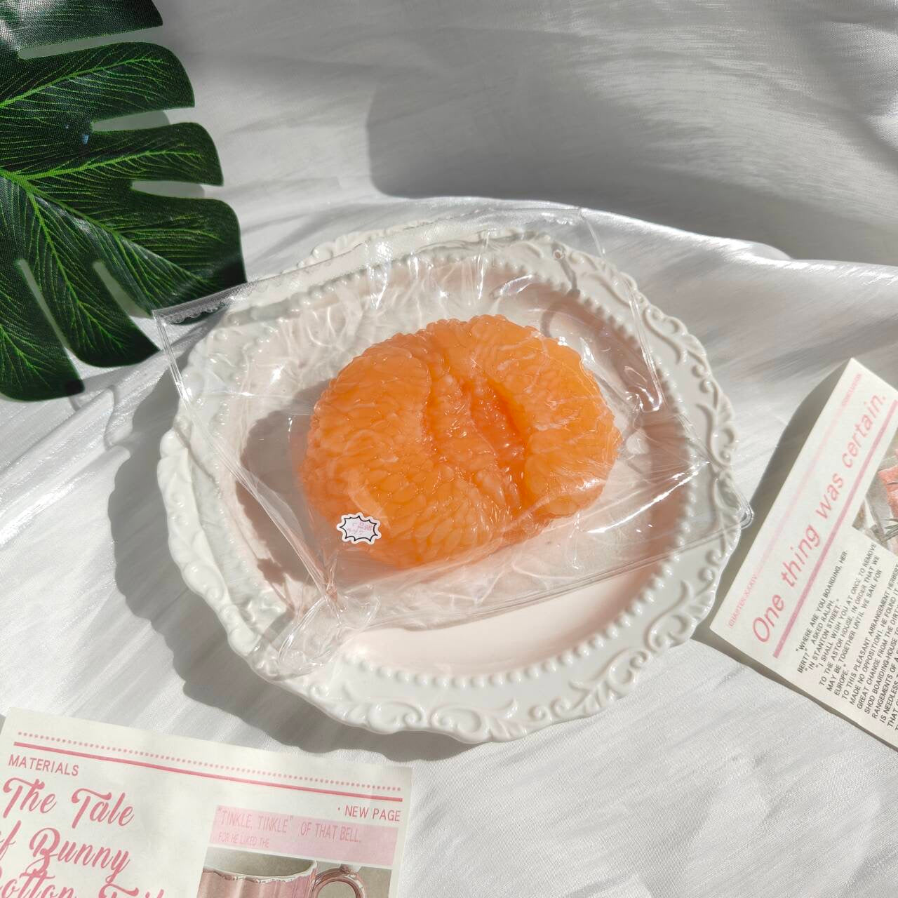 Orange frozen butter