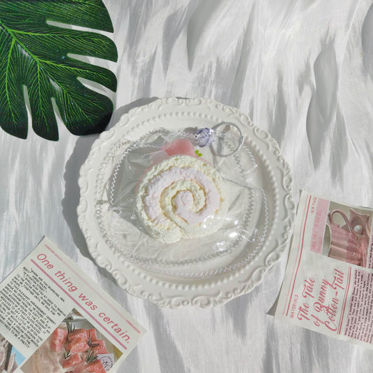 Peach Swiss roll