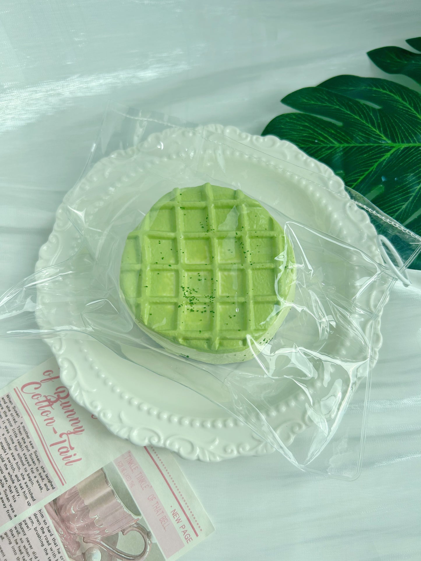 matcha waffle frozen butter