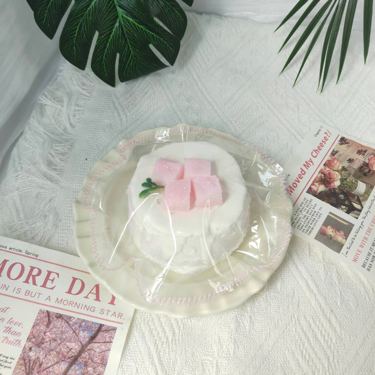 peach cake