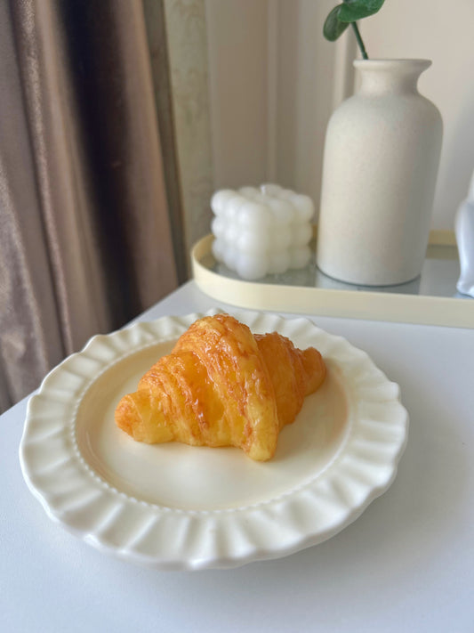 Handmade Silicone Croissant breadStress Relief Squishy Toy