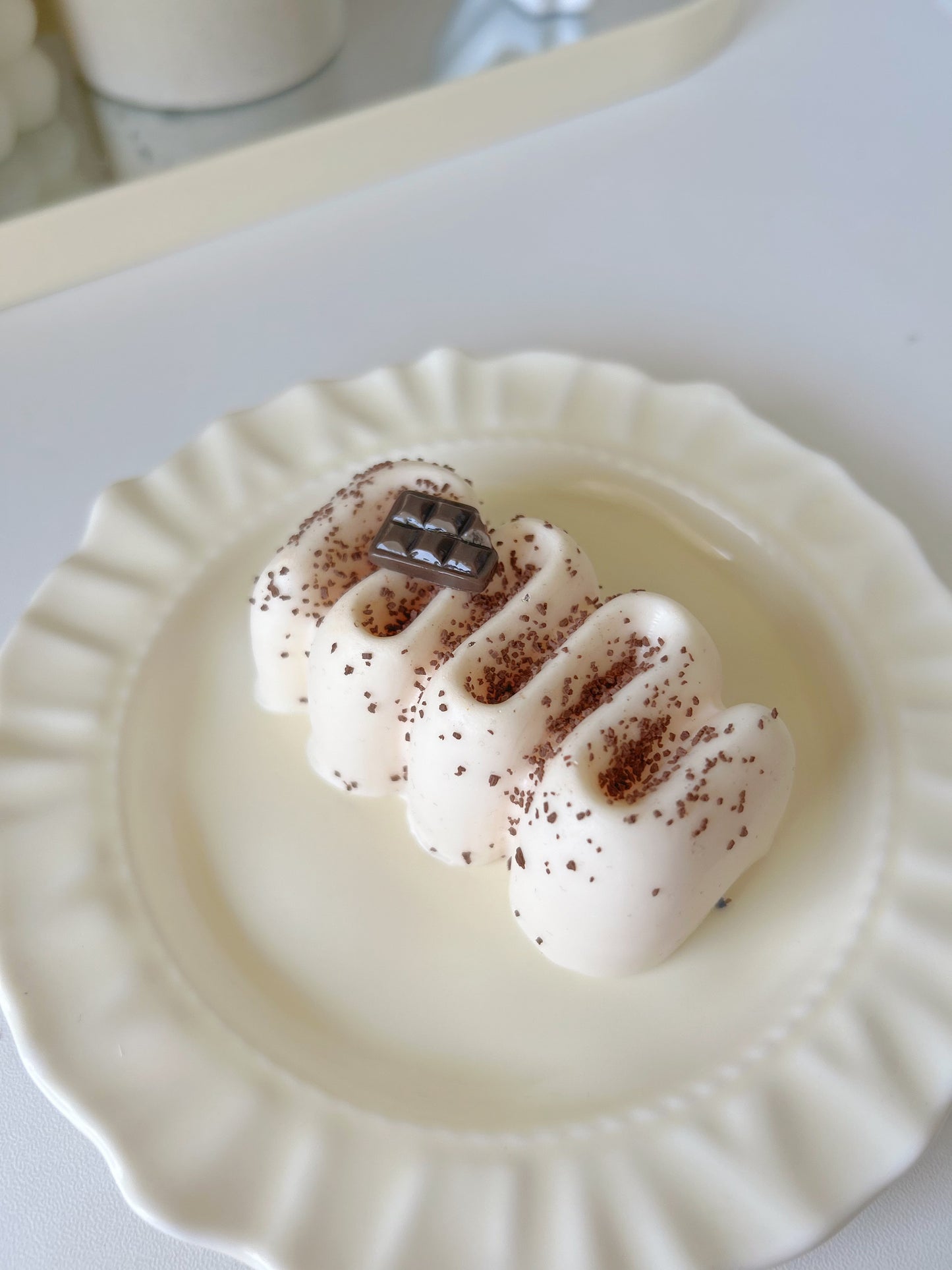 Handmade Silicone Chocolate cream bar Stress Relief Squishy Toy