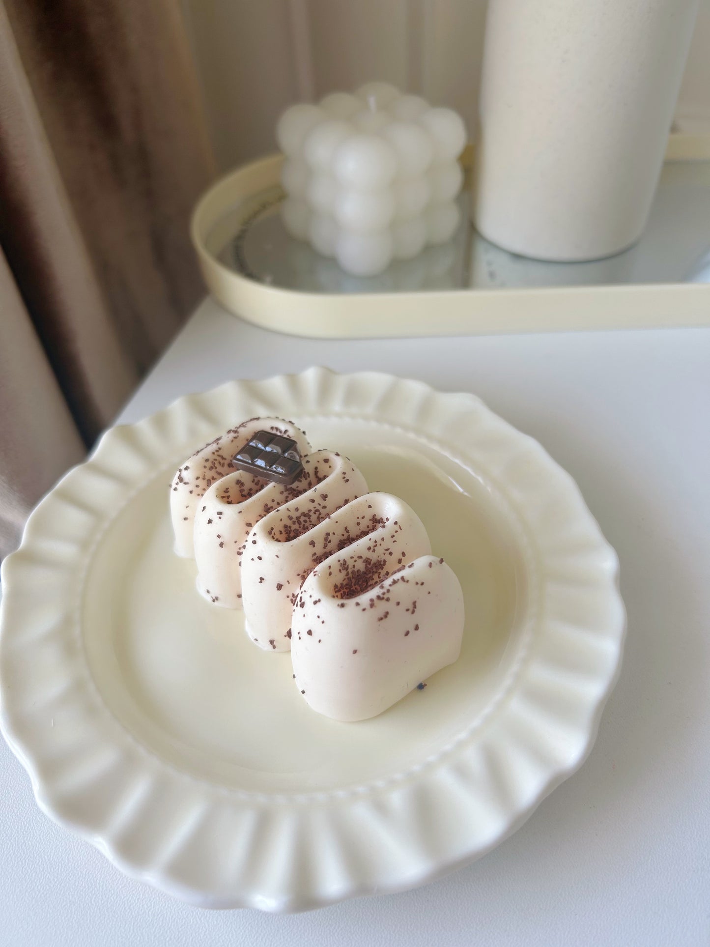 Handmade Silicone Chocolate cream bar Stress Relief Squishy Toy