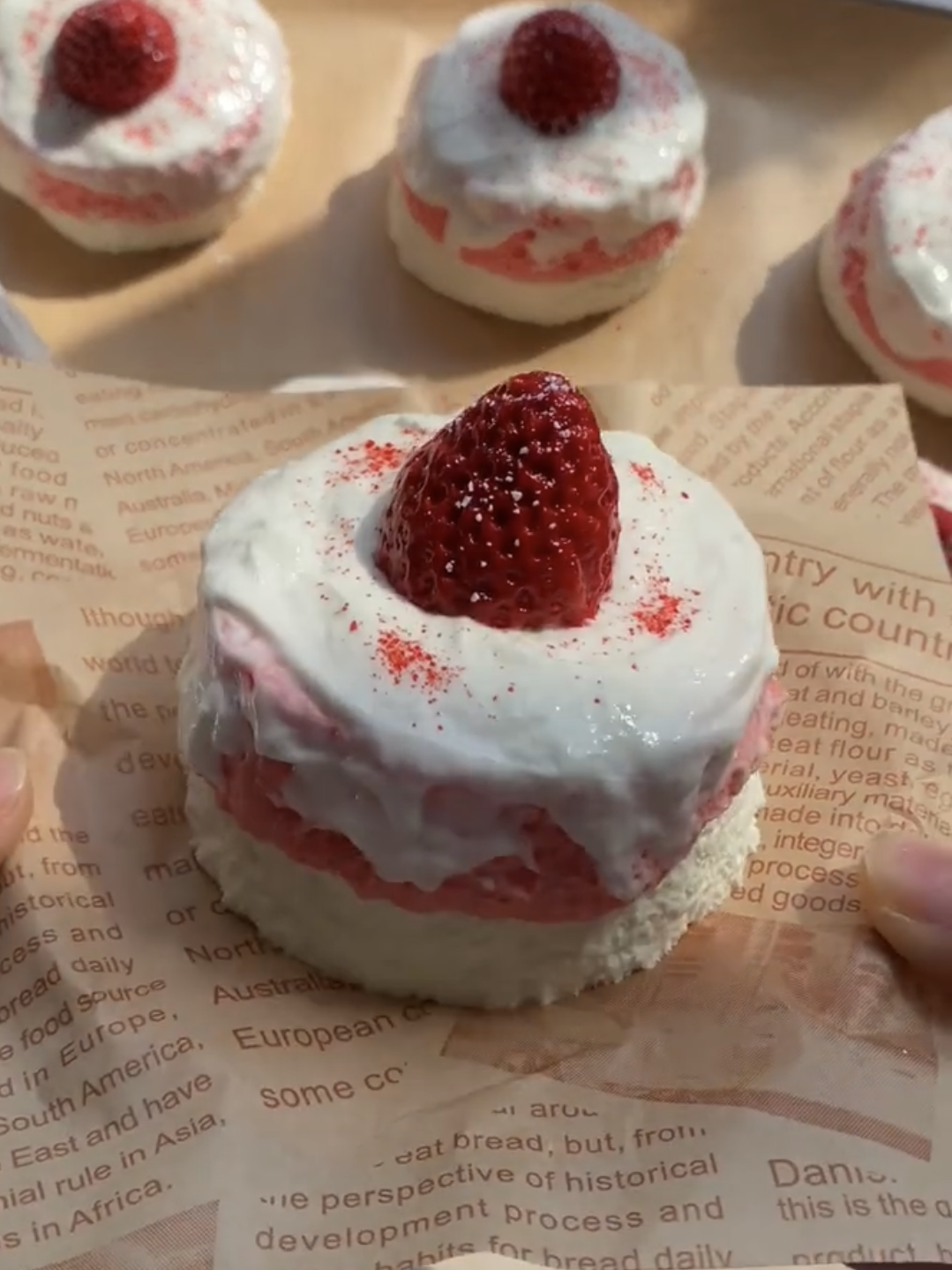 Handmade Silicone cake Relief Squishy Toy