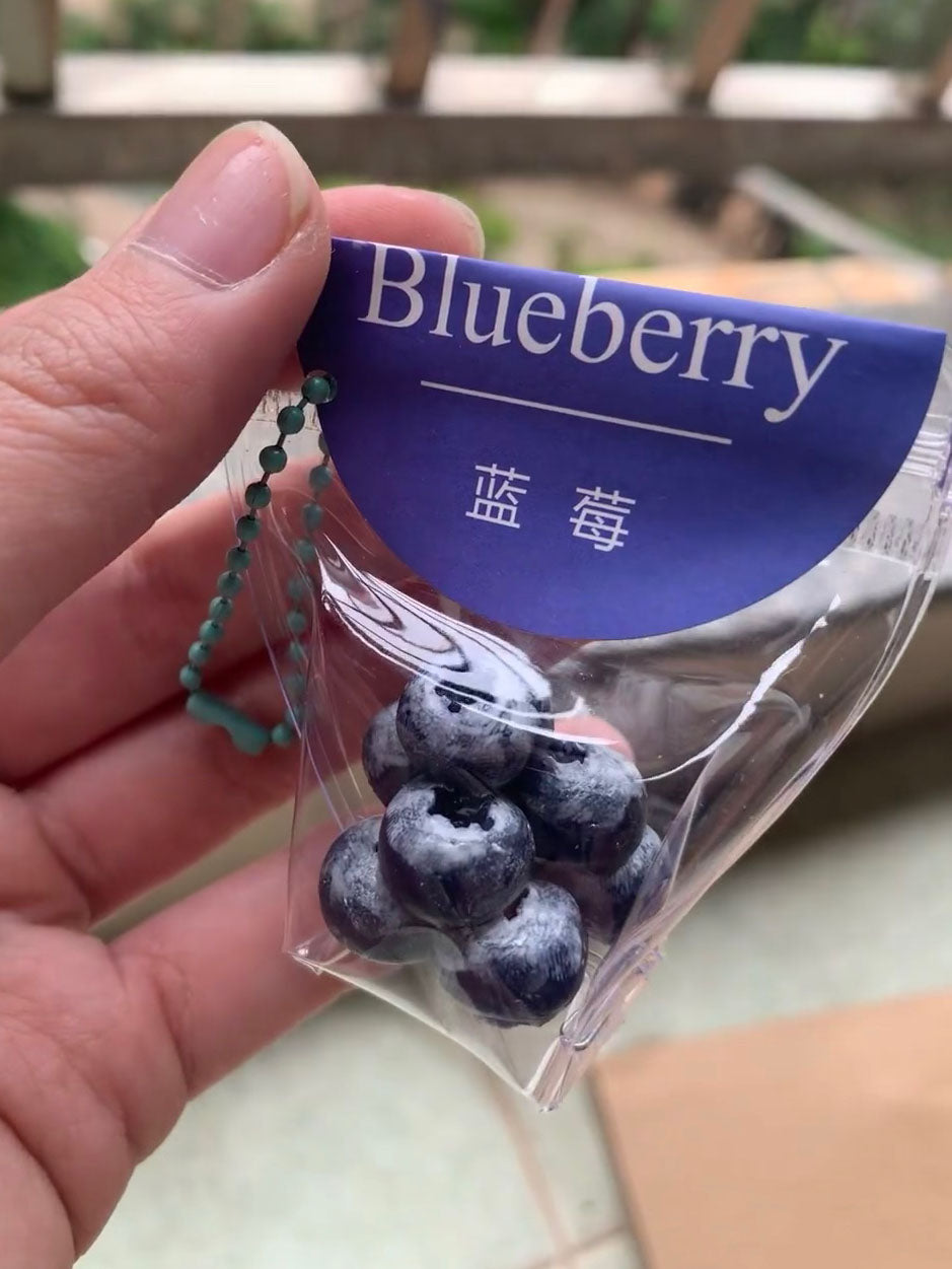 Handmade Silicone 8 blueberries Stress Relief Squishy Toy