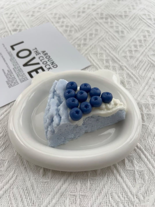 Handmade Silicone Blueberry cake Stress Relief Squishy Toy