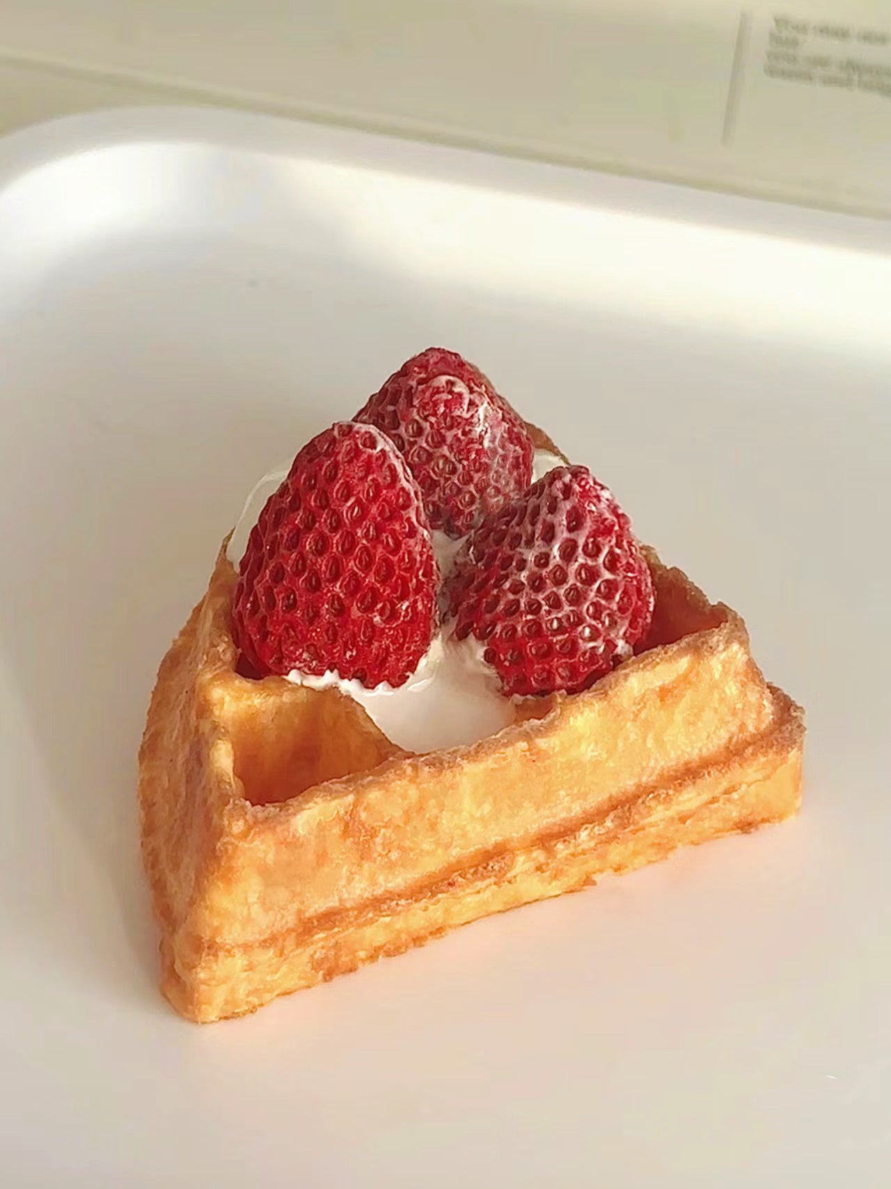 Handmade Silicone Strawberry waffles Stress Relief Squishy Toy