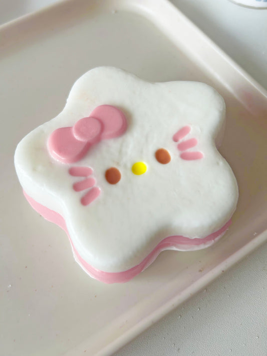 Handmade Silicone five-pointed star kitty Stress Relief Squishy Toy
