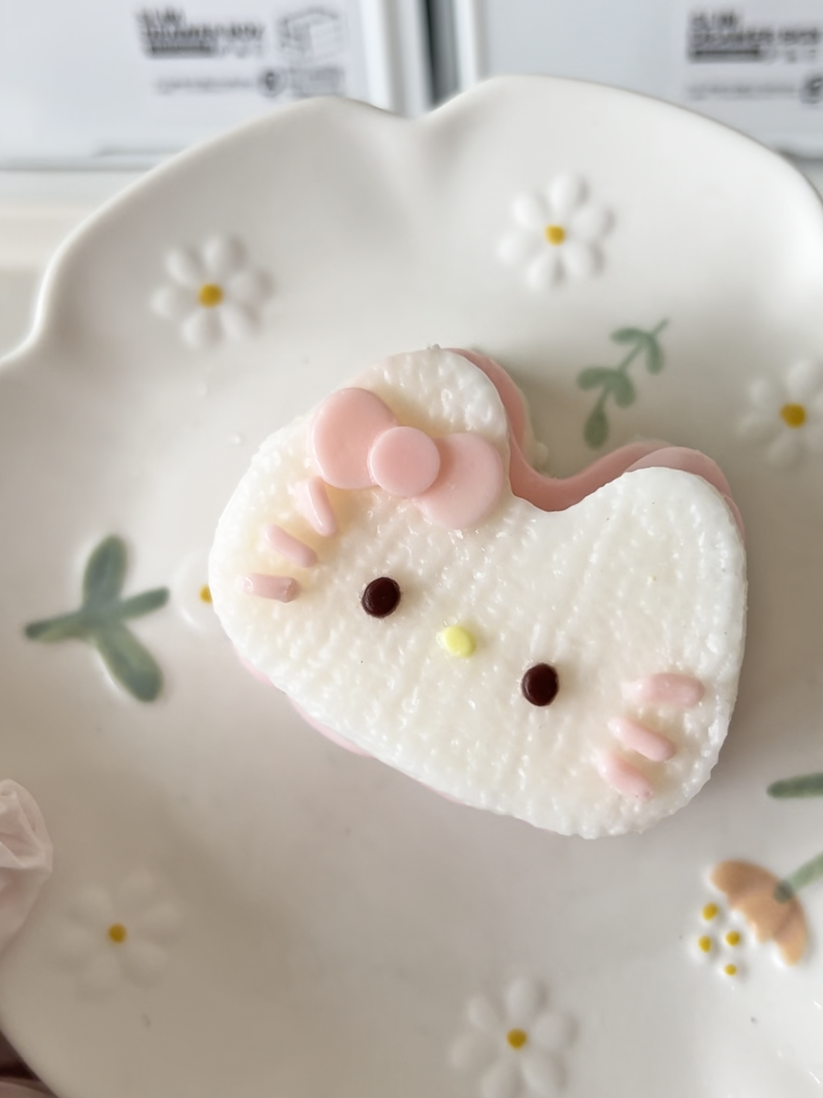 Handmade Silicone kitty sandwich biscuits Stress Relief Squishy Toy
