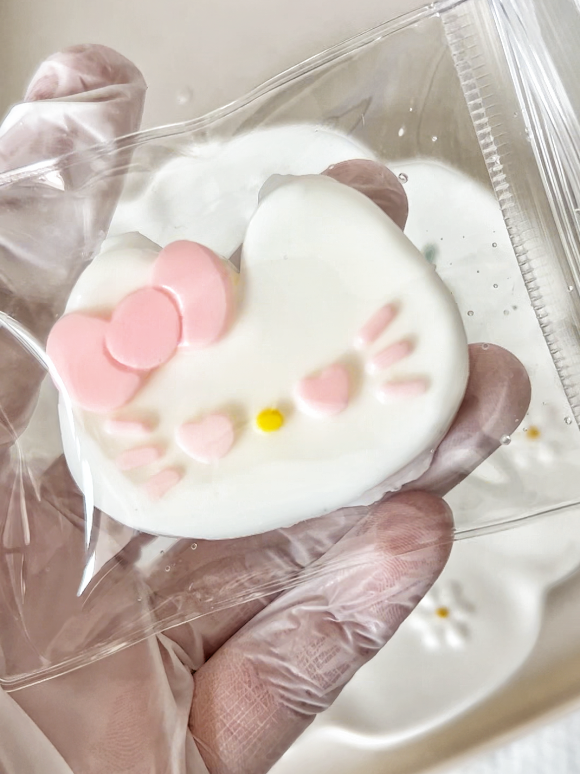 Handmade Silicone Love Kitty Stress Relief Squishy Toy