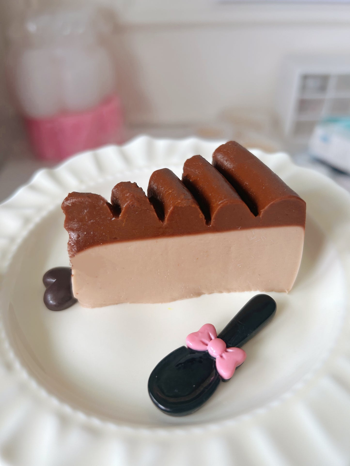 Handmade Silicone chocolate cake Stress Relief Squishy Toy