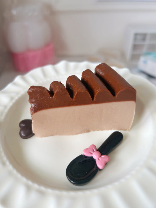 Handmade Silicone chocolate cake Stress Relief Squishy Toy