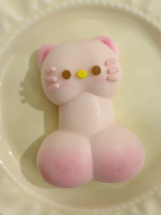 Cute kitty Handmade Silicone Stress Relief Squishy Toy Spoof gifts
