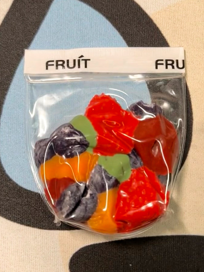 Handmade Silicone Fruit bag Stress Relief Squishy Toy