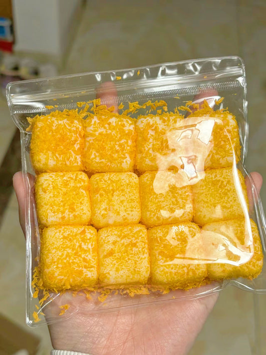 Handmade Silicone Fried small milk cubes Stress Relief Squishy Toy