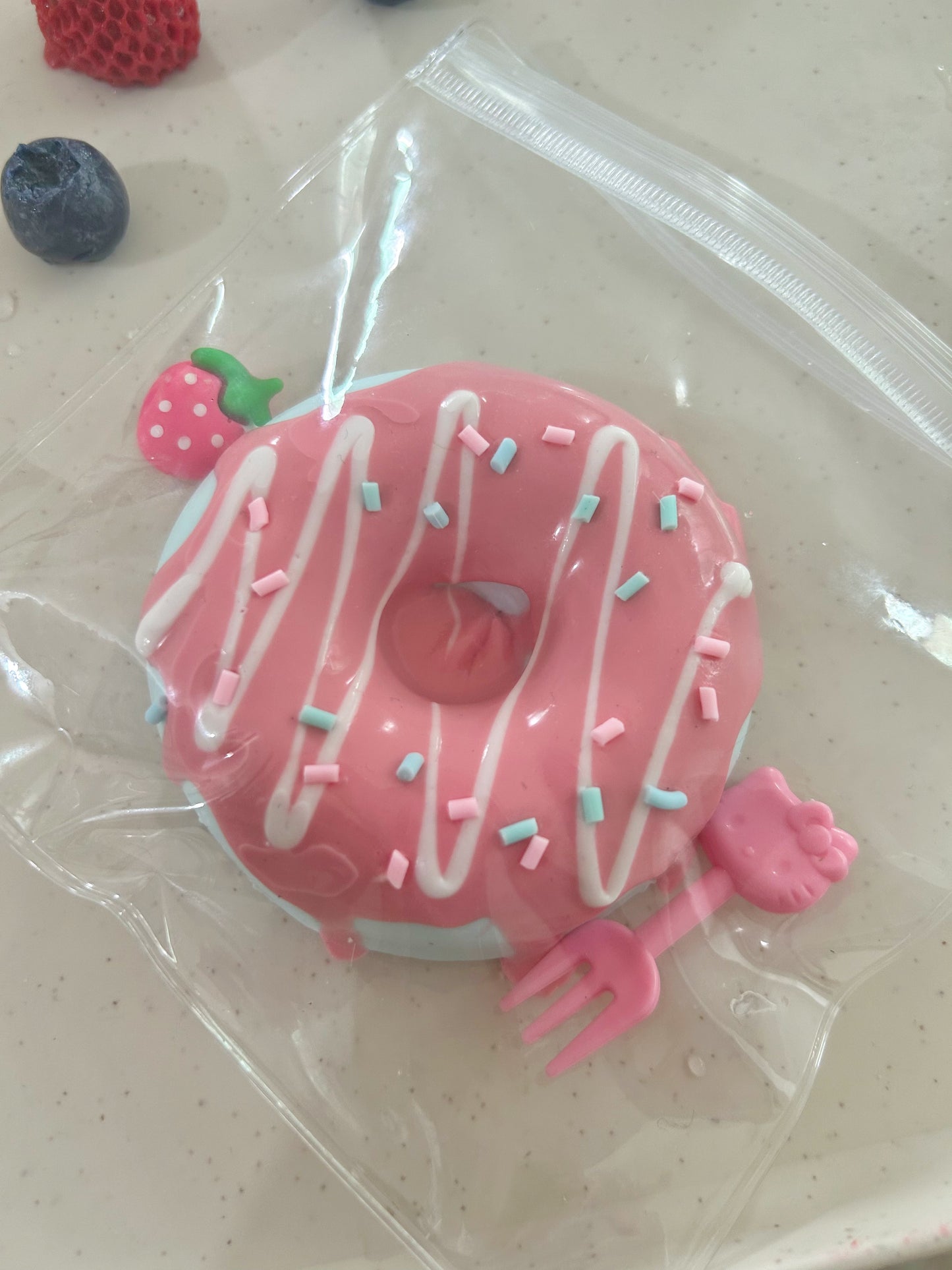Handmade Silicone Donuts Stress Relief Squishy Toy