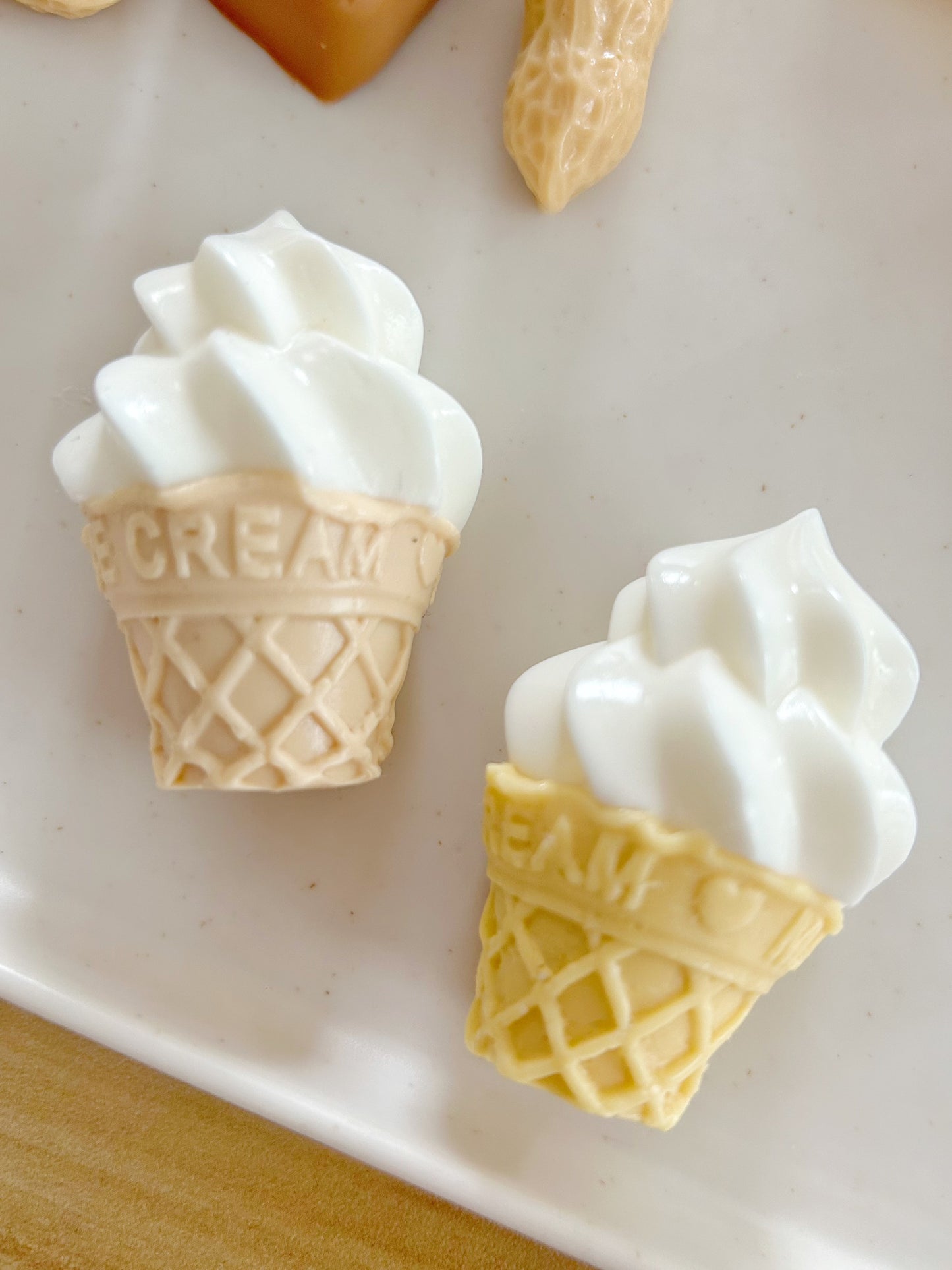 Handmade Silicone Ice Cream Cone  Stress Relief Squishy Toy